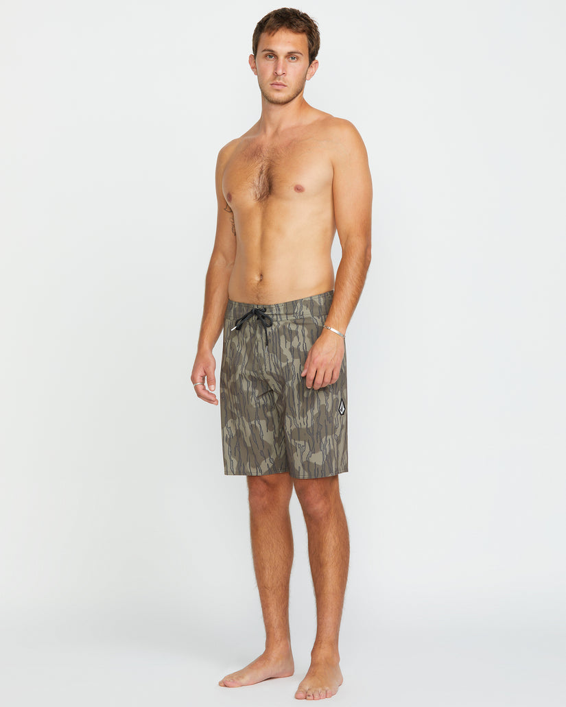 Lido Solid Mod 20" Boardshort - BRINDLE