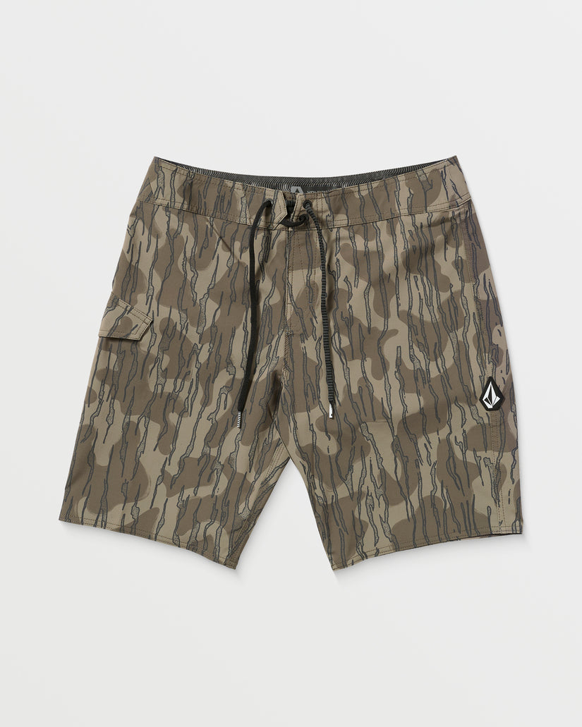 Lido Solid Mod 20" Boardshort - BRINDLE