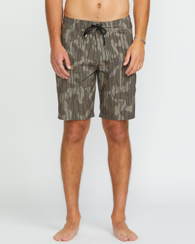 Lido Solid Mod 20" Boardshort - BRINDLE