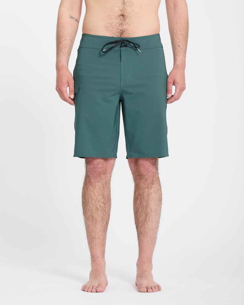 Lido Solid Mod 20" Boardshort - Rifle Green