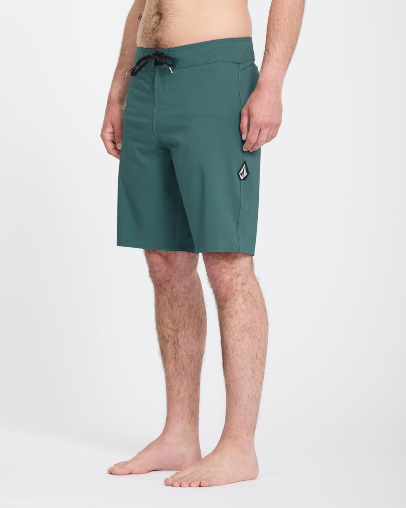 Lido Solid Mod 20" Boardshort - Rifle Green