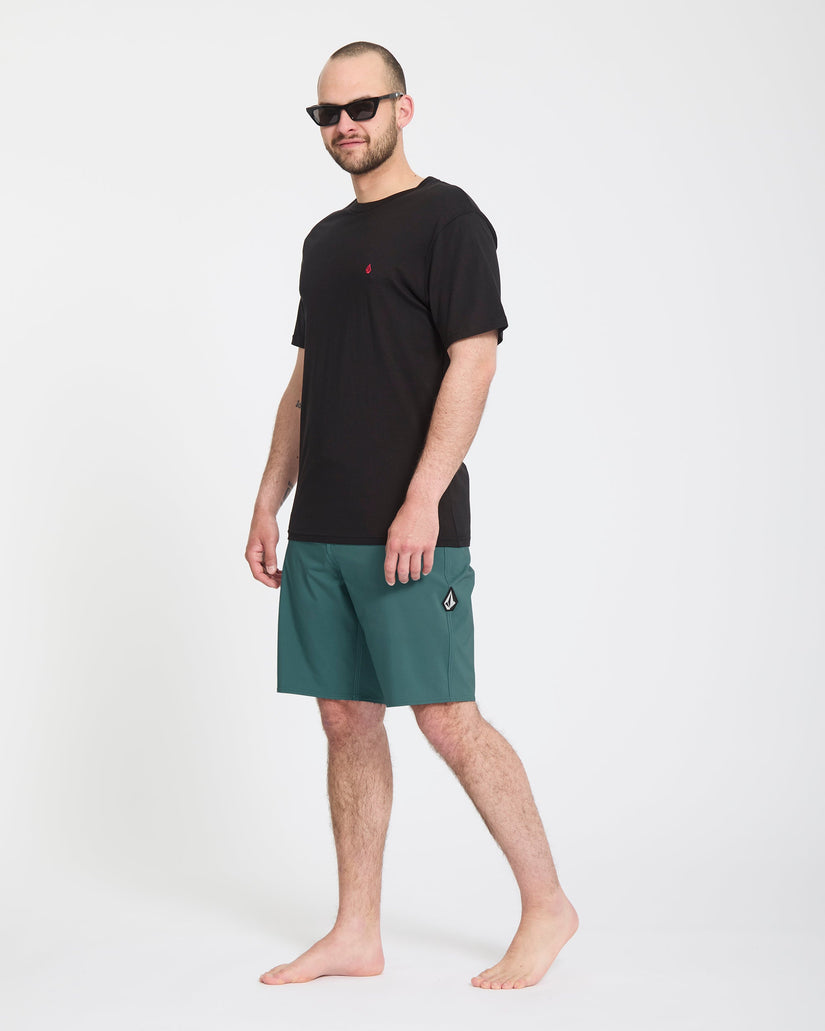 Lido Solid Mod 20" Boardshort - Rifle Green