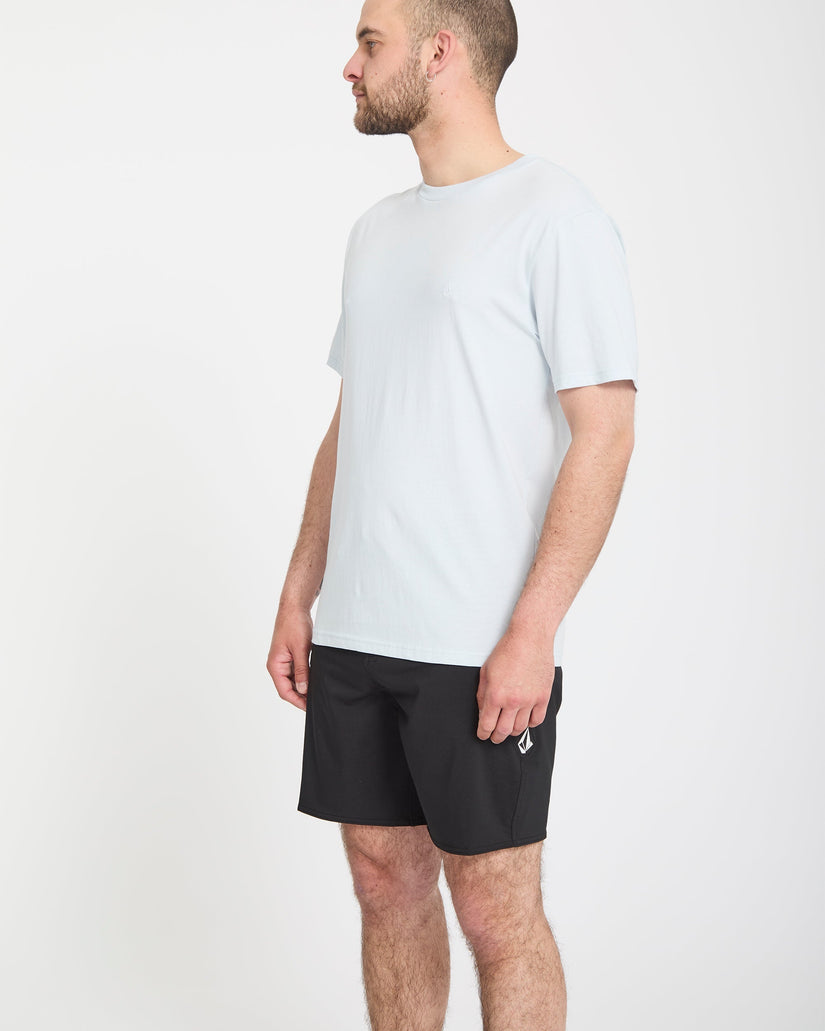 Lido Solid Mod 18" Boardshort - Black