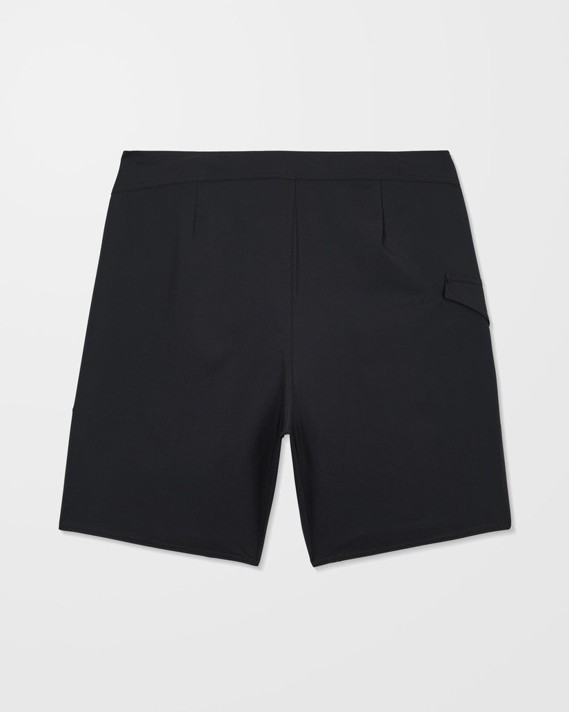 Lido Solid Mod 18" Boardshort - Black