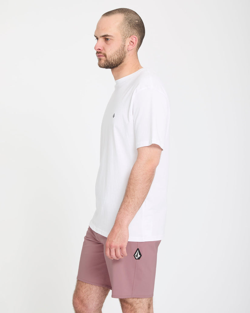 Lido Solid Mod 18" Boardshort - Stone Rose