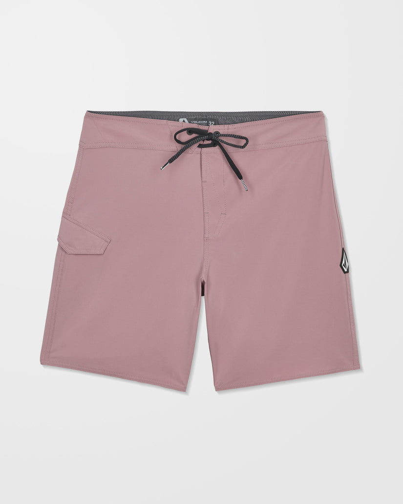 Lido Solid Mod 18" Boardshort - Stone Rose