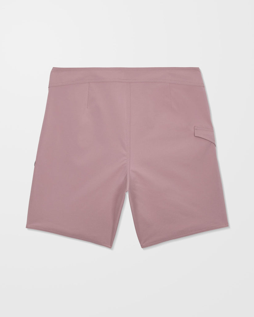 Lido Solid Mod 18" Boardshort - Stone Rose