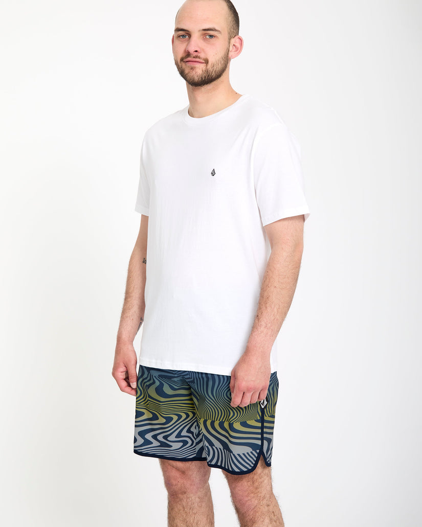 Encounter Scallop Mod 19" Boardshort - Blueberry