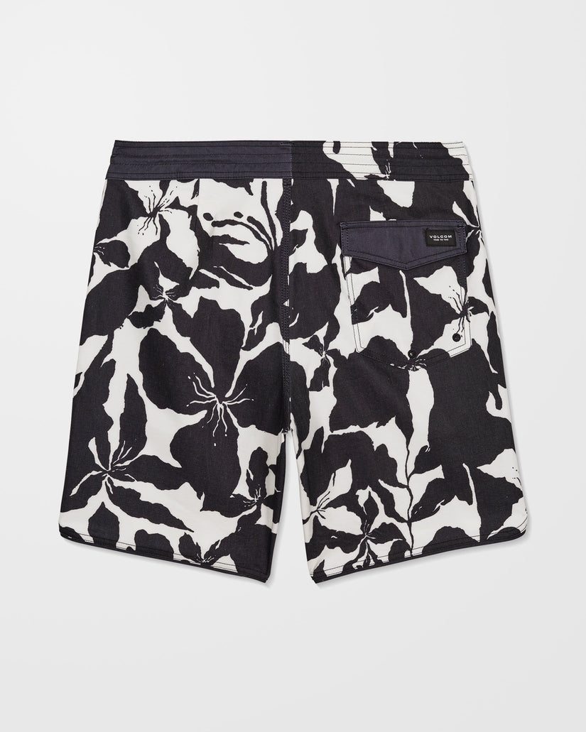 Contact Scallop Stoney 19" Boardshort - Off White