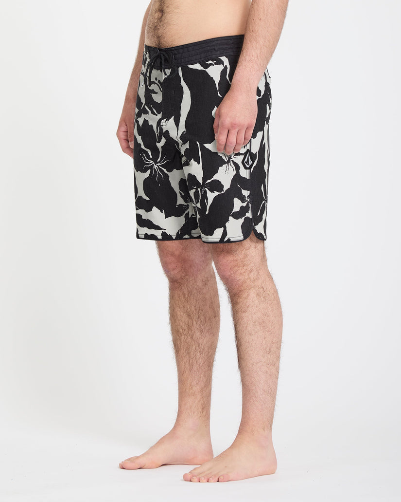 Contact Scallop Stoney 19" Boardshort - Off White