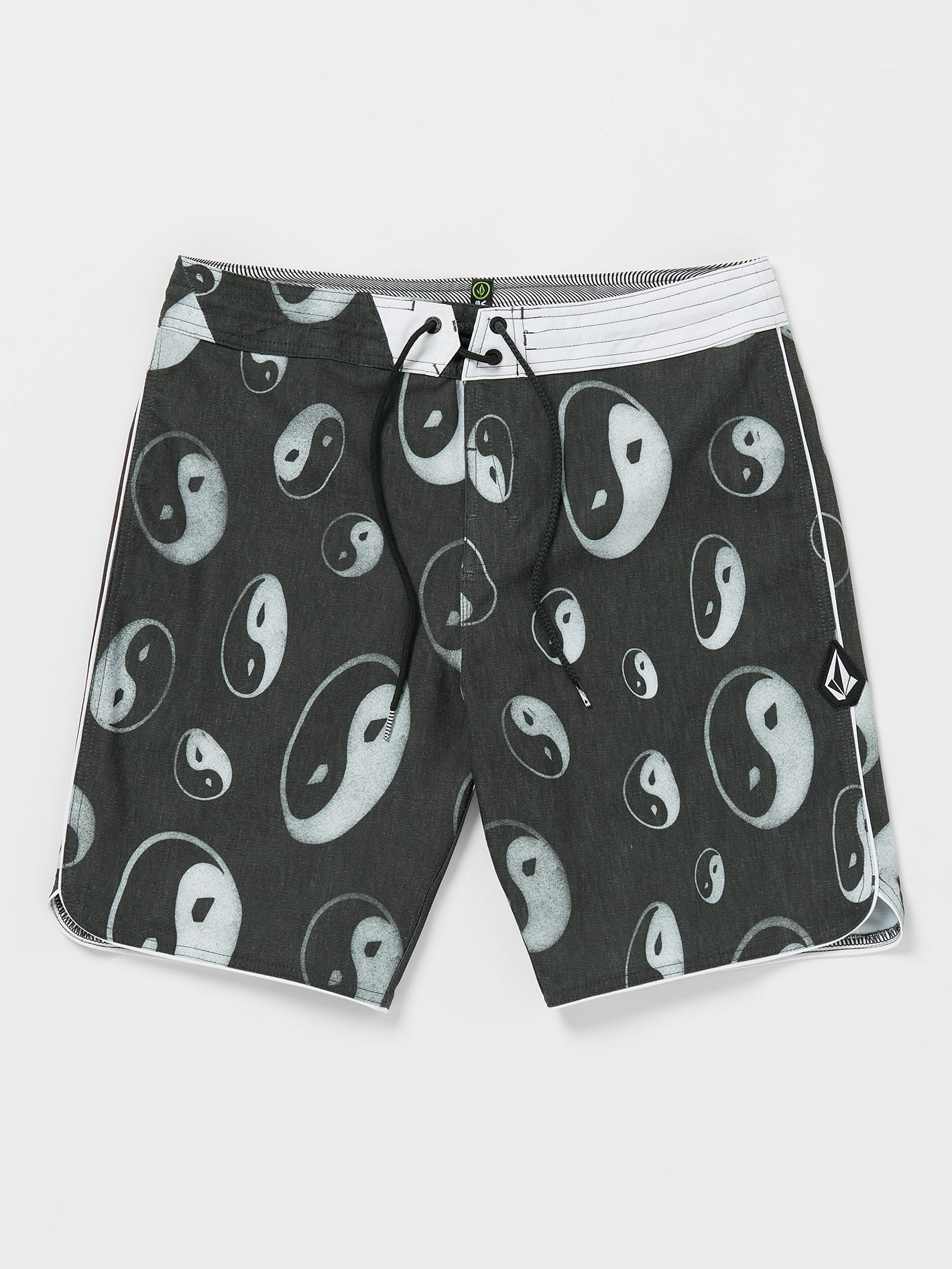 Sense Scallop Stoney 19" Boardshort - Black