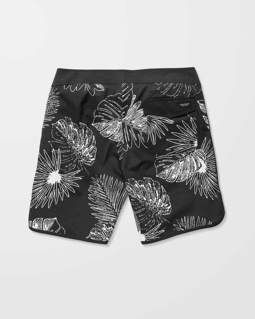 Scallop Mod 19" Boardshort - Black