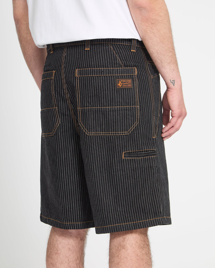 Work Dialed 22" Short - Black Stripe