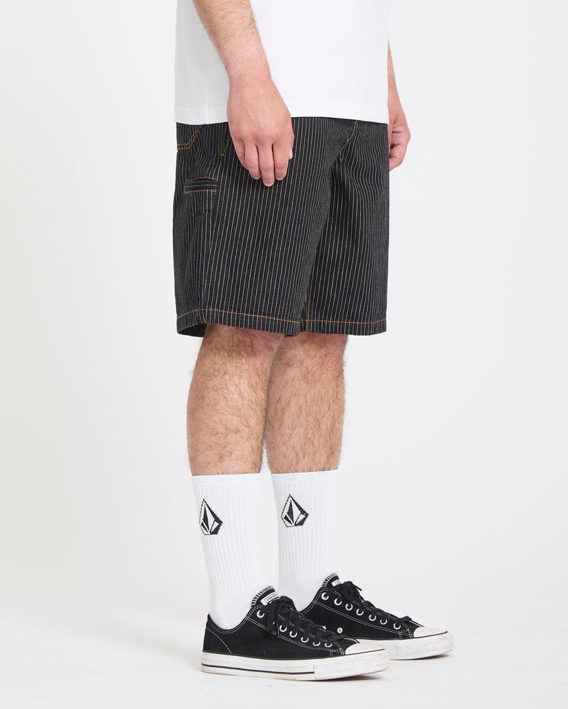 Work Dialed 22" Short - Black Stripe