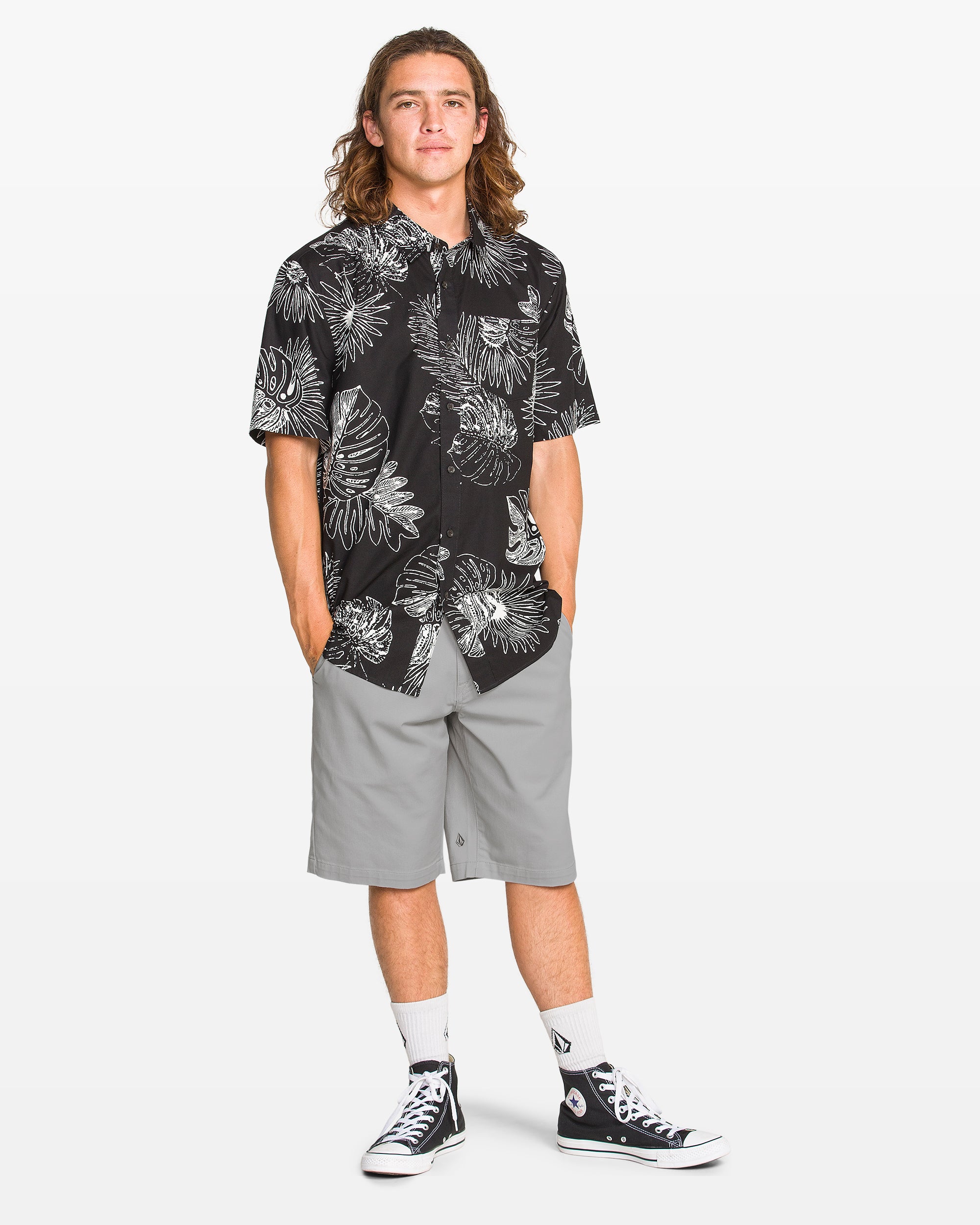 Frickin Modern Stretch Short - Tower Grey - Men - Volcom EU