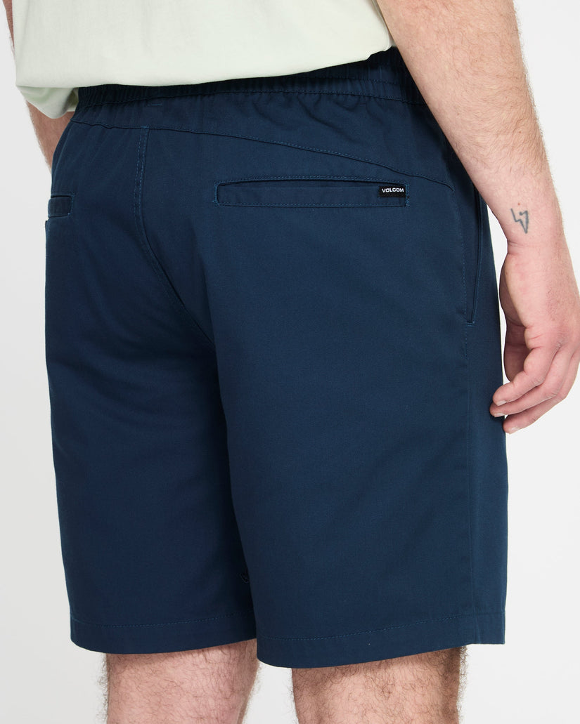 Frickin II 19" Elasticated Waist Short - Dust Bowl Indigo