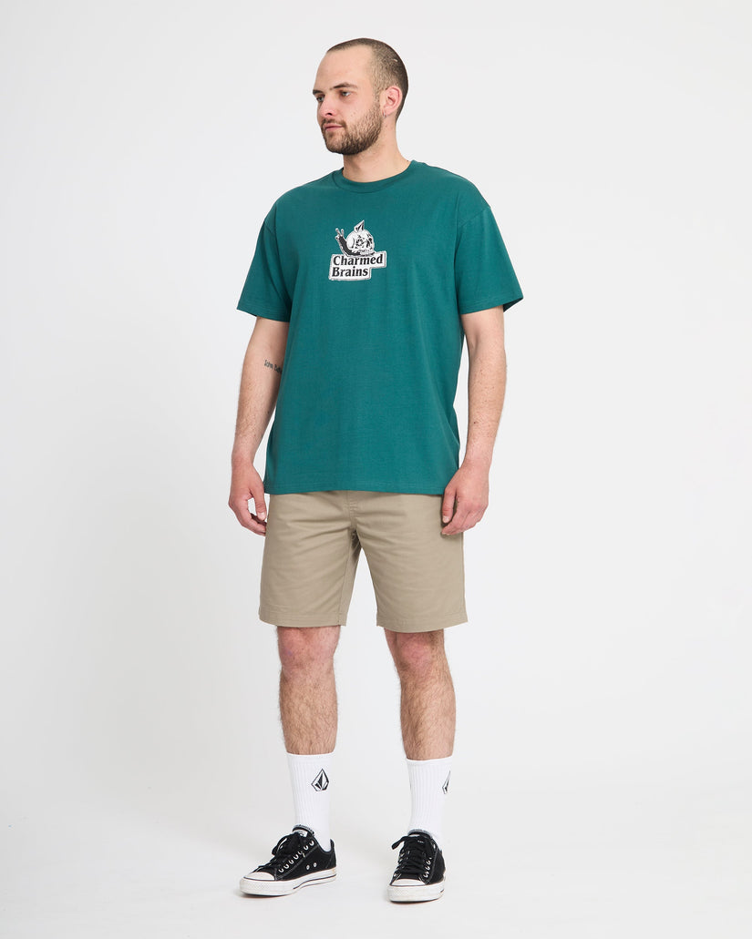 Frickin II 19" Elasticated Waist Short - Khaki