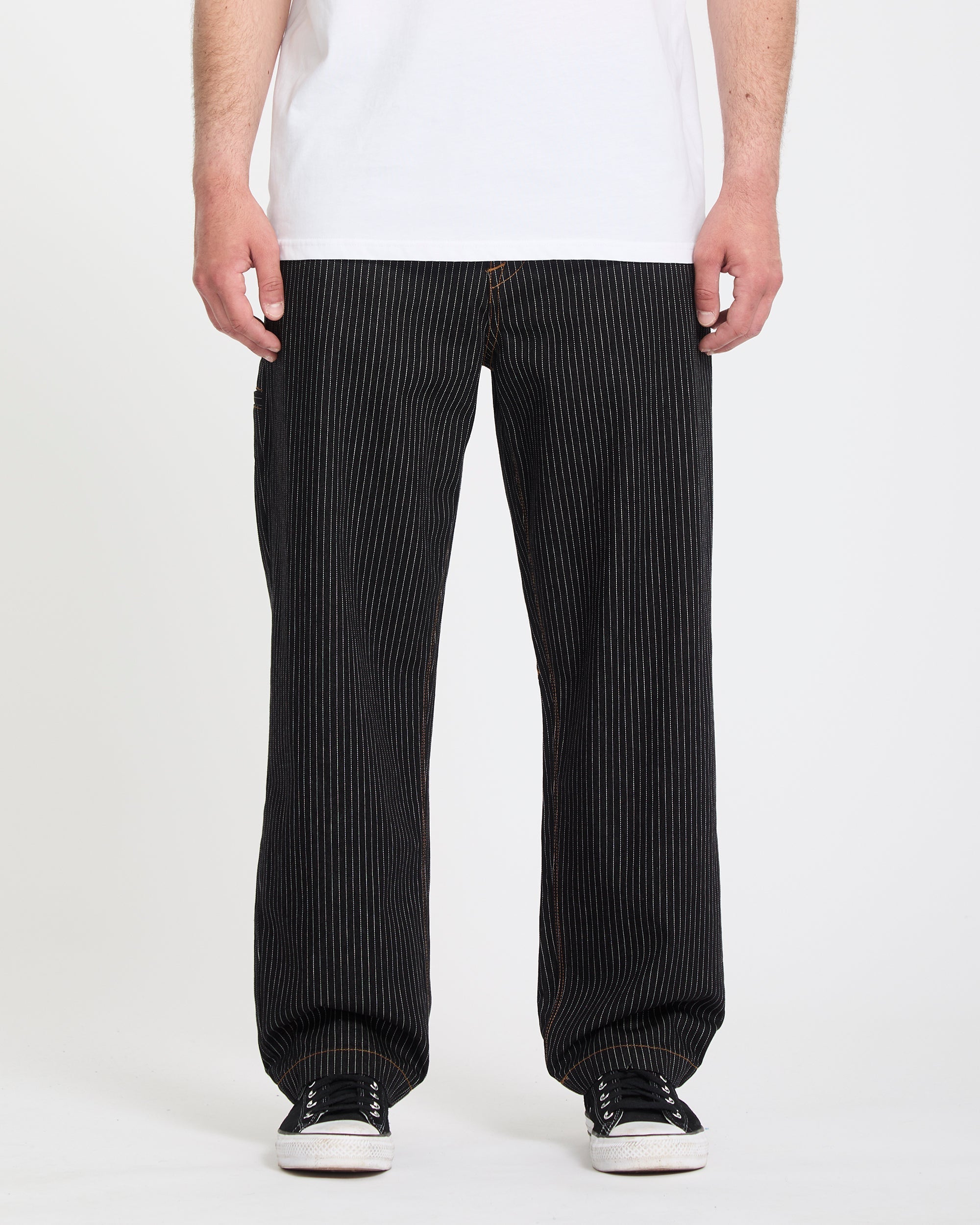Work Dialed Trousers - Black Stripe - Men - Volcom EU – Volcom Europe