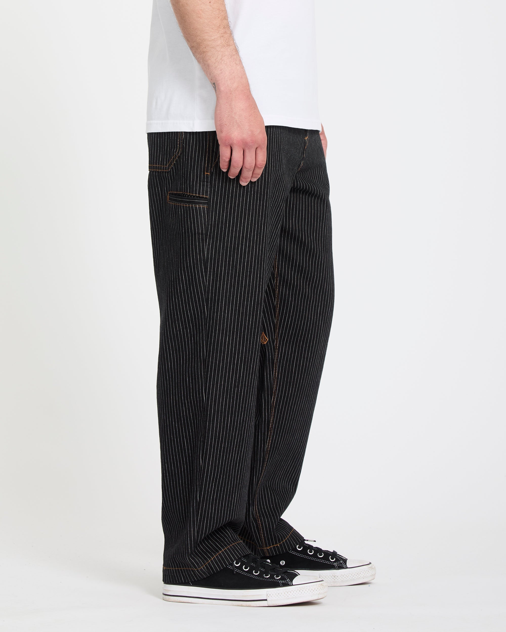 Work Dialed Trousers - Black Stripe - Men - Volcom EU – Volcom Europe