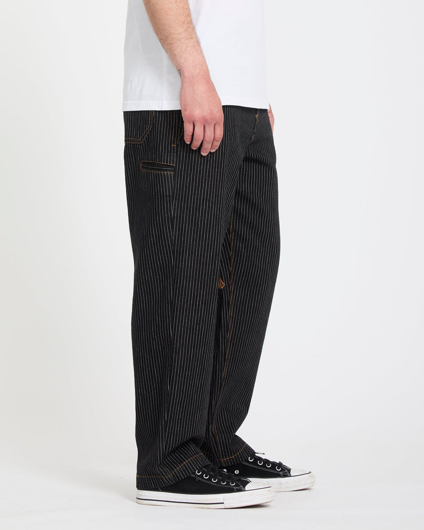 Work Dialed Trousers - Black Stripe