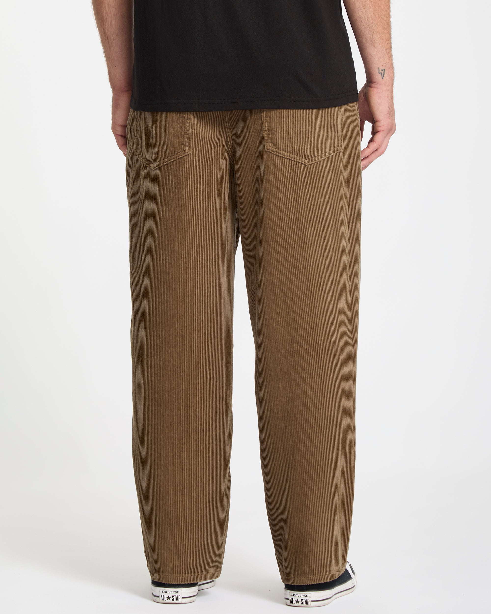 Billow Tapered Corduroy Trousers - Scarab - Men - Volcom EU