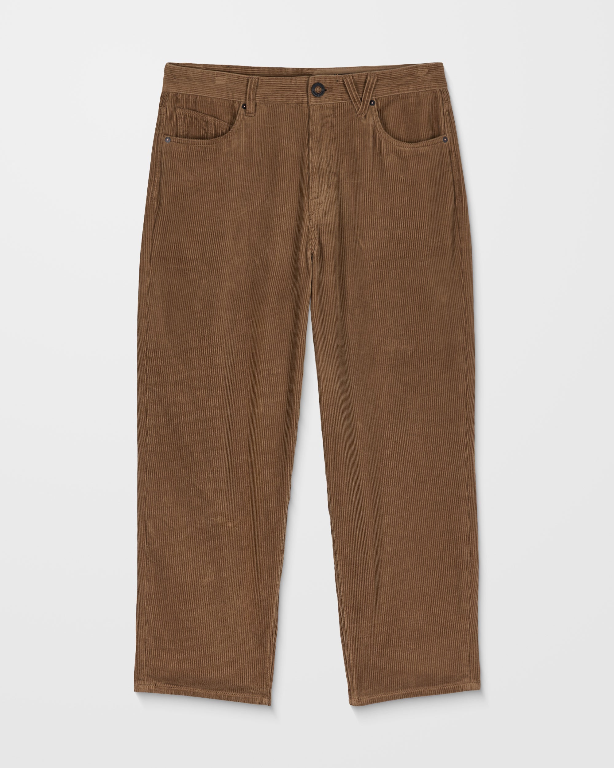 パンツ echeveria Euro Corduroy Work Torouthers Billow Tapered Corduroy Trousers - Ermine - Men - Volcom EU