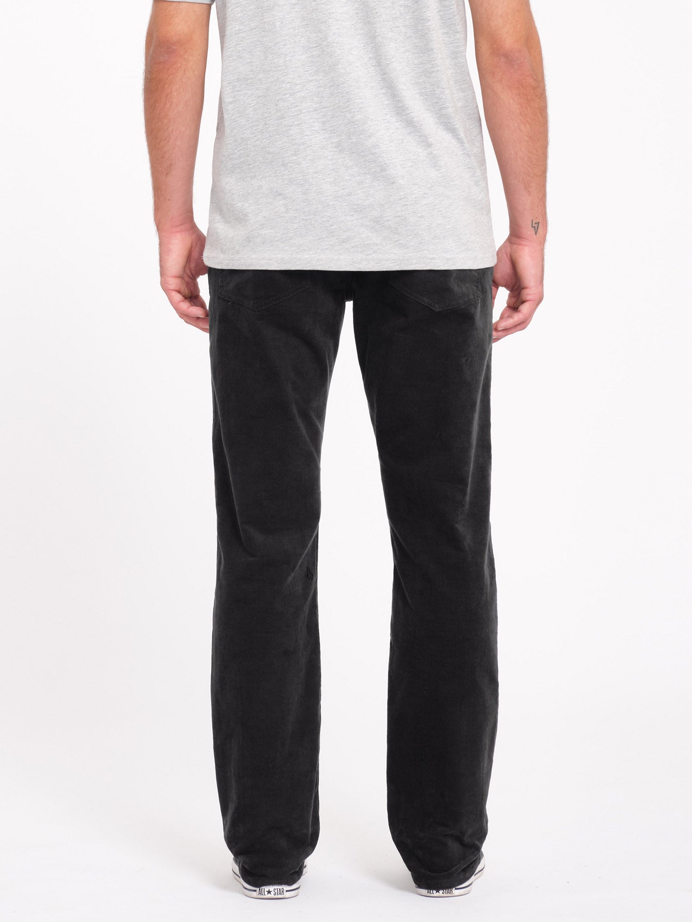 Frickin Slim Stretch Chino Trousers - BLACK - Men - Volcom EU