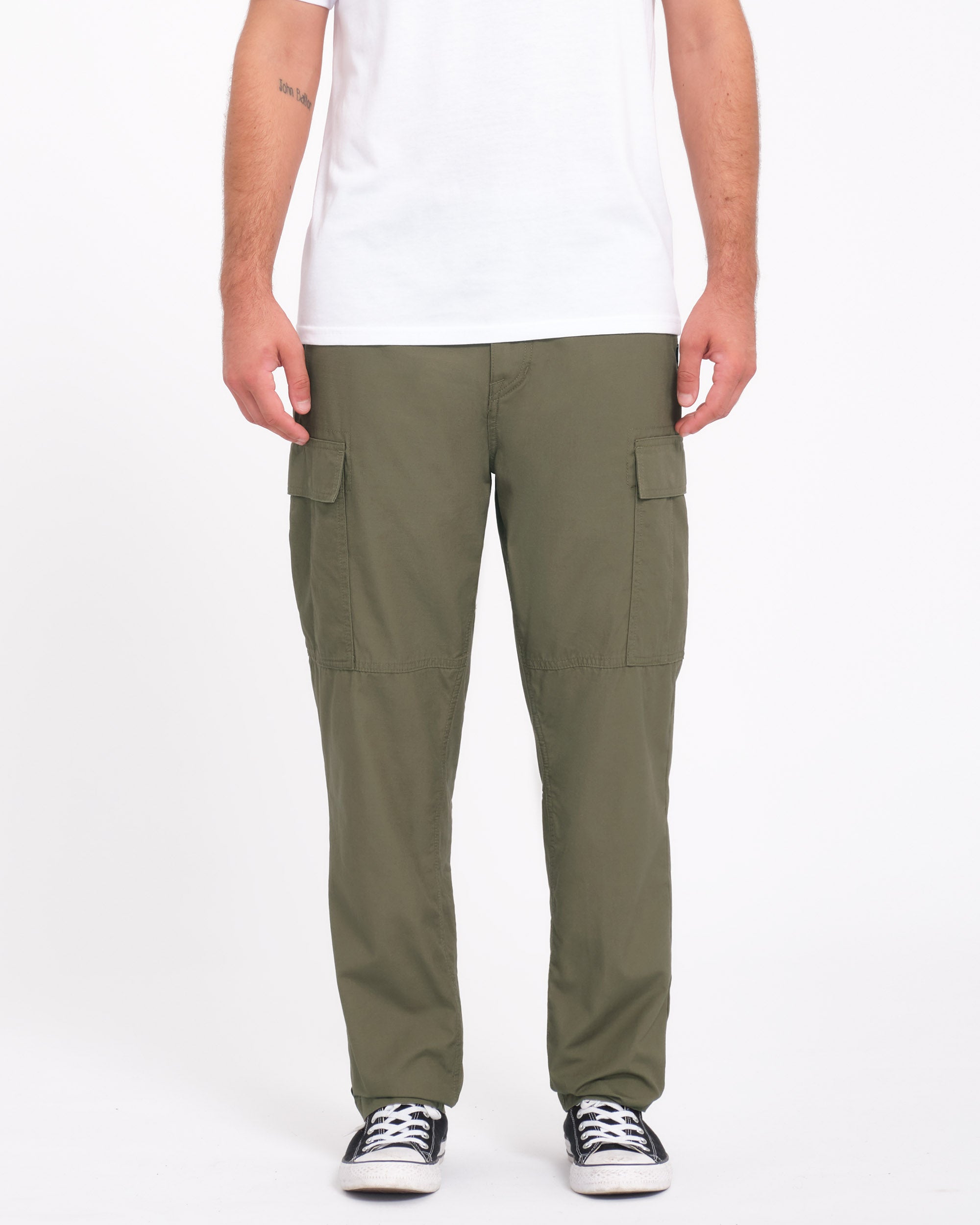 Strange Tripper Tapered Cargo Trousers - WINTERMOSS