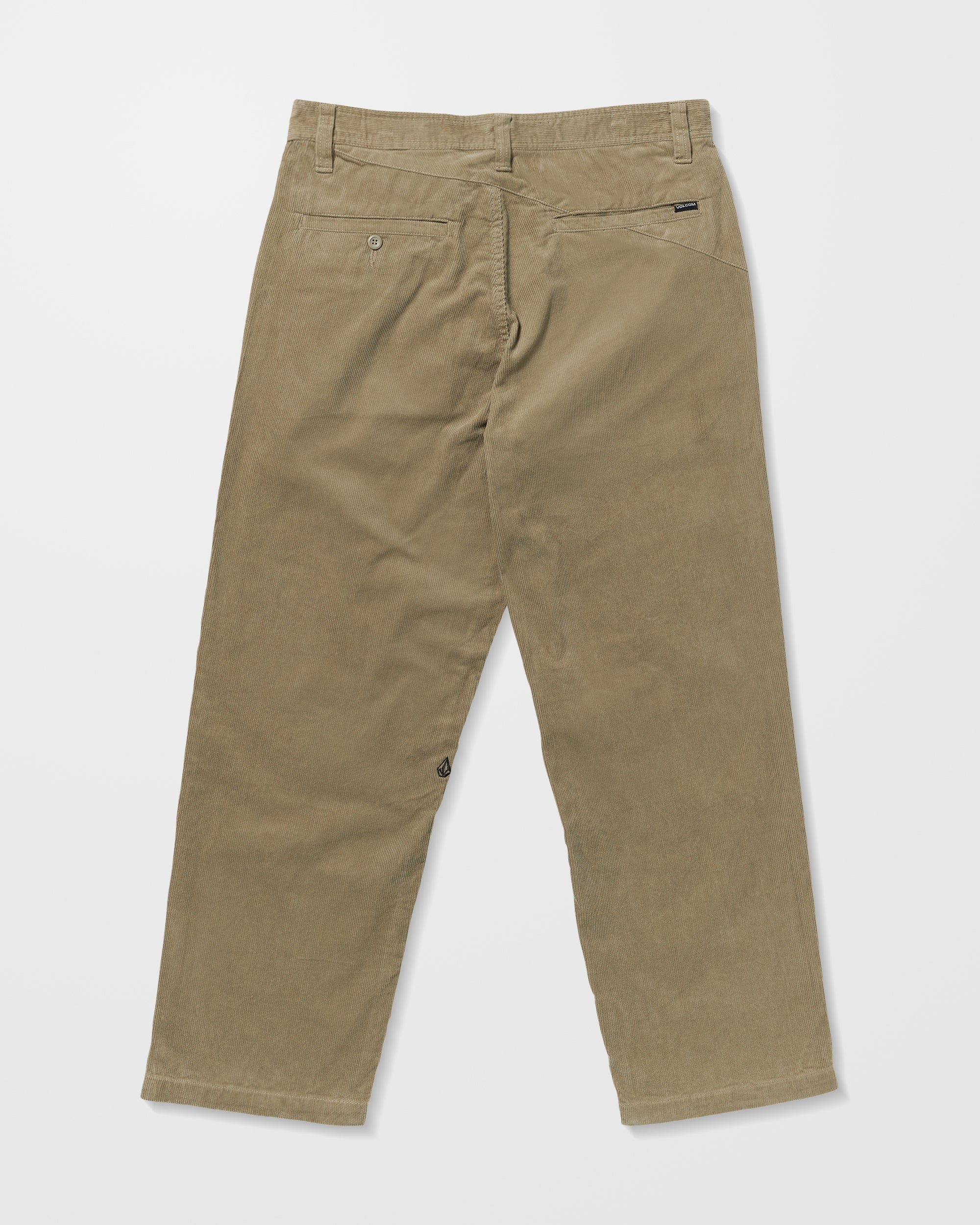 Frickin Loose Tapered Corduroy Trousers - Khaki - Men - Volcom EU