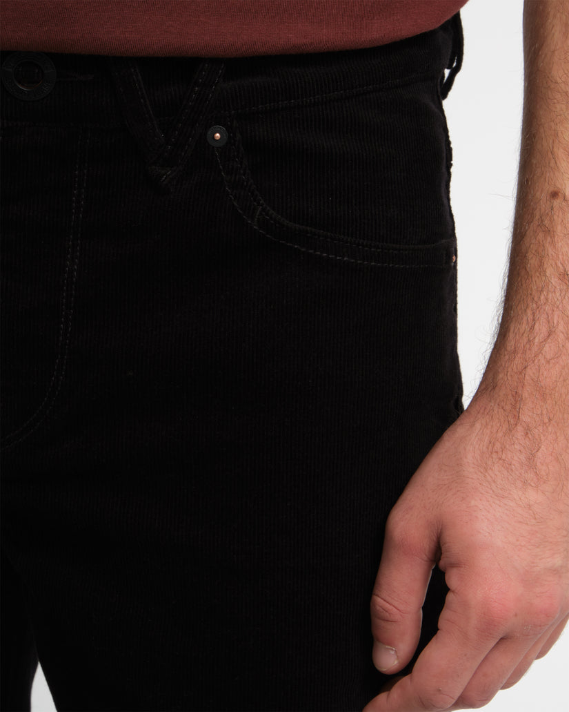Solver 5 Pockets Corduroy Trousers - Black