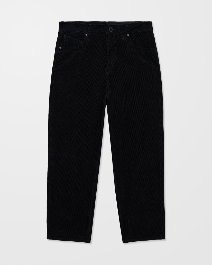Billow Tapered Corduroy Trousers - Black