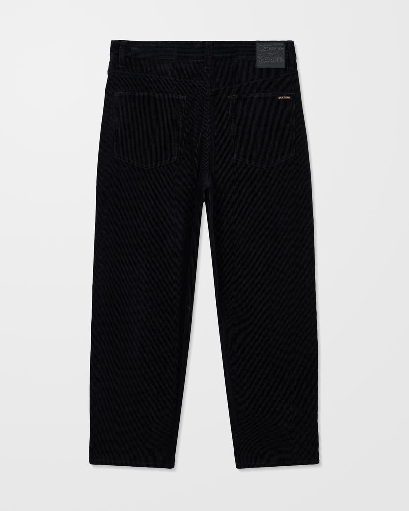 Billow Tapered Corduroy Trousers - Black