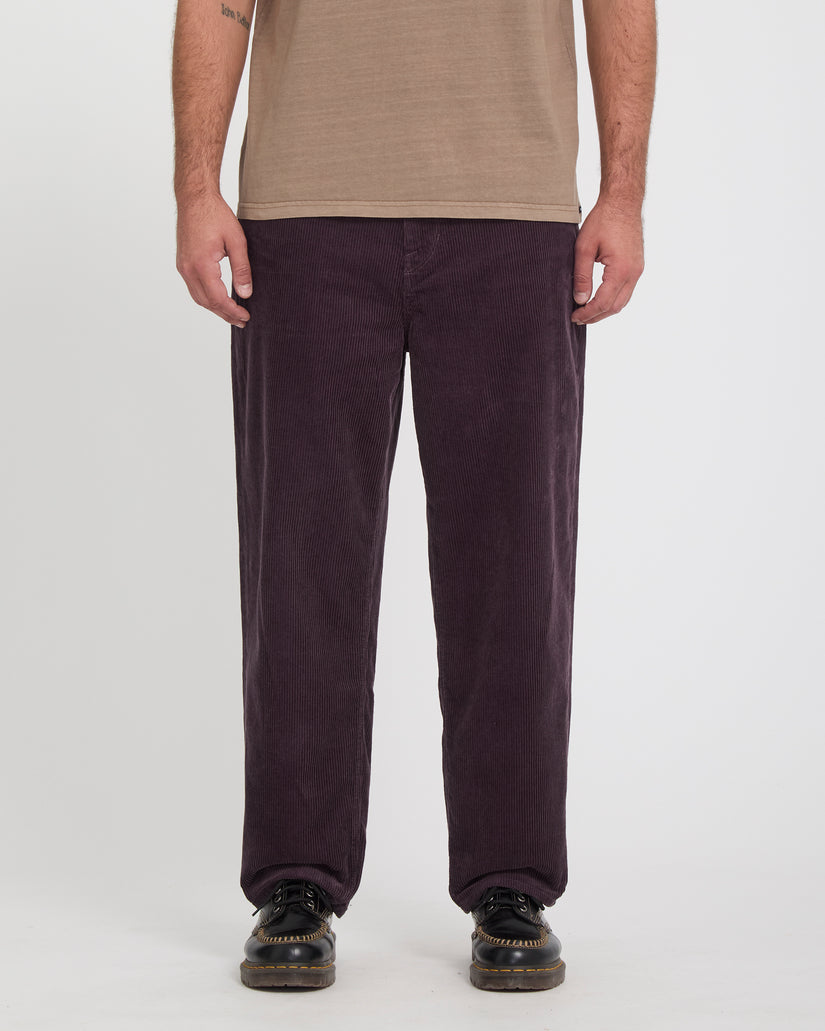 Billow Tapered Corduroy Trousers - Raisin