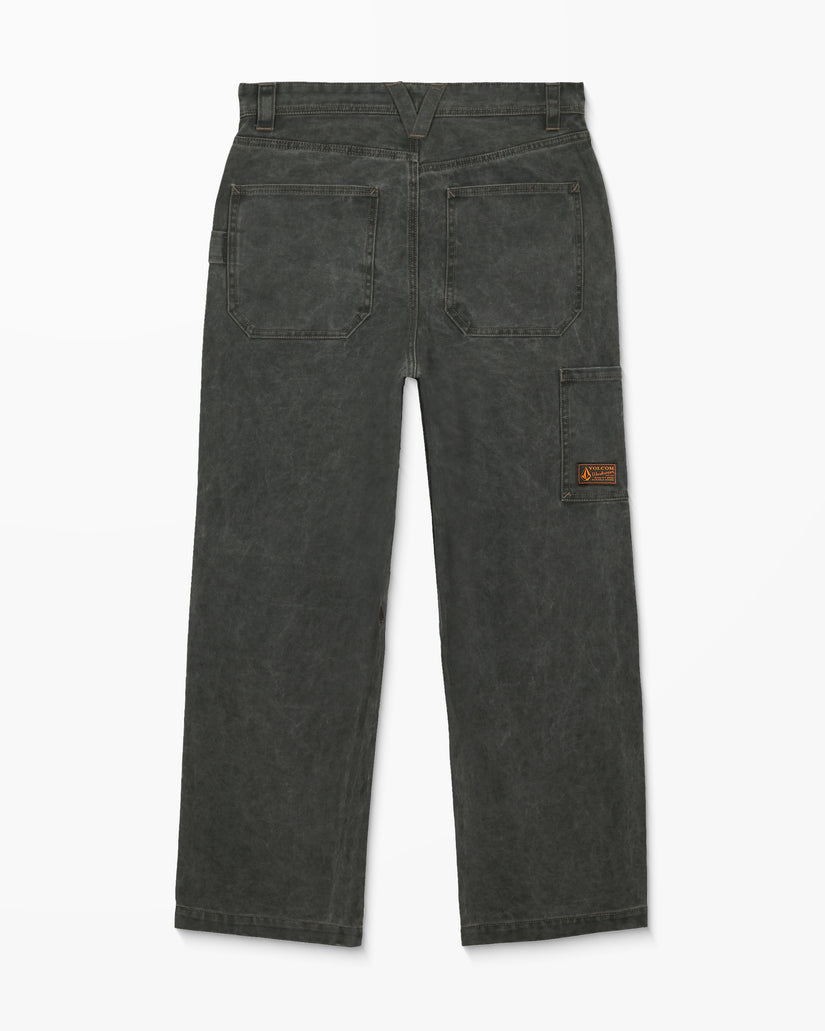Work Carpenter Trousers - Rinsed Black