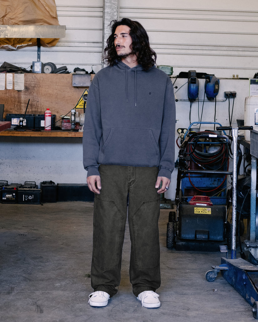 Work Carpenter Trousers - Rinsed Black
