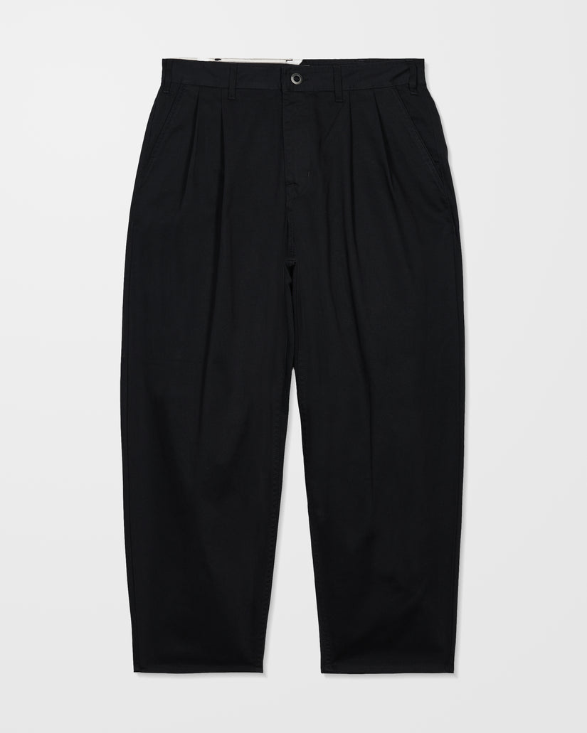 Holter Pleat Trousers - Black