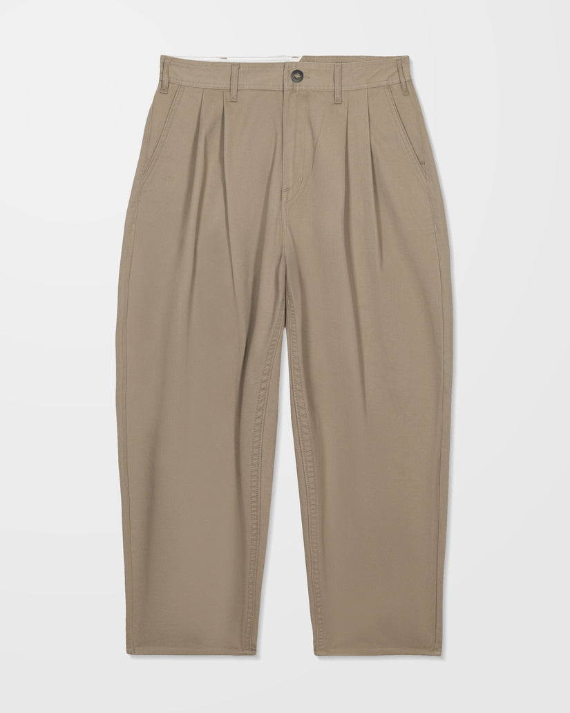 Holter Pleat Trousers - Khaki