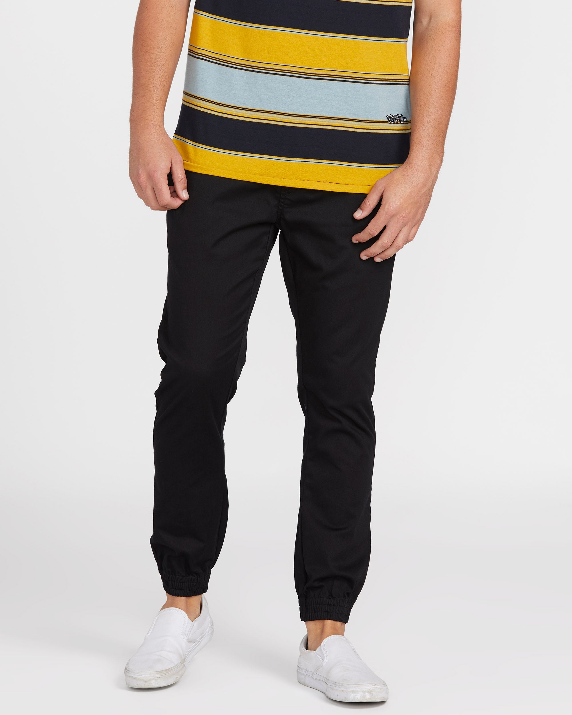 Frickin Slim Jogger Trousers BLACK Men Volcom Europe