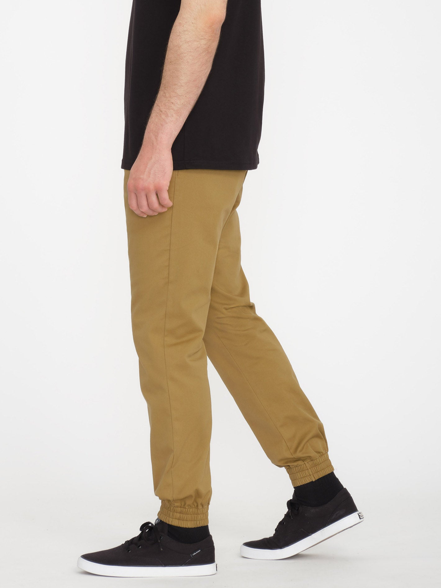 Dark khaki joggers shop