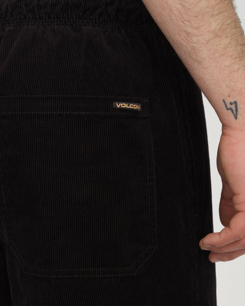 Psychstone Elasticated Waist Trousers - Black