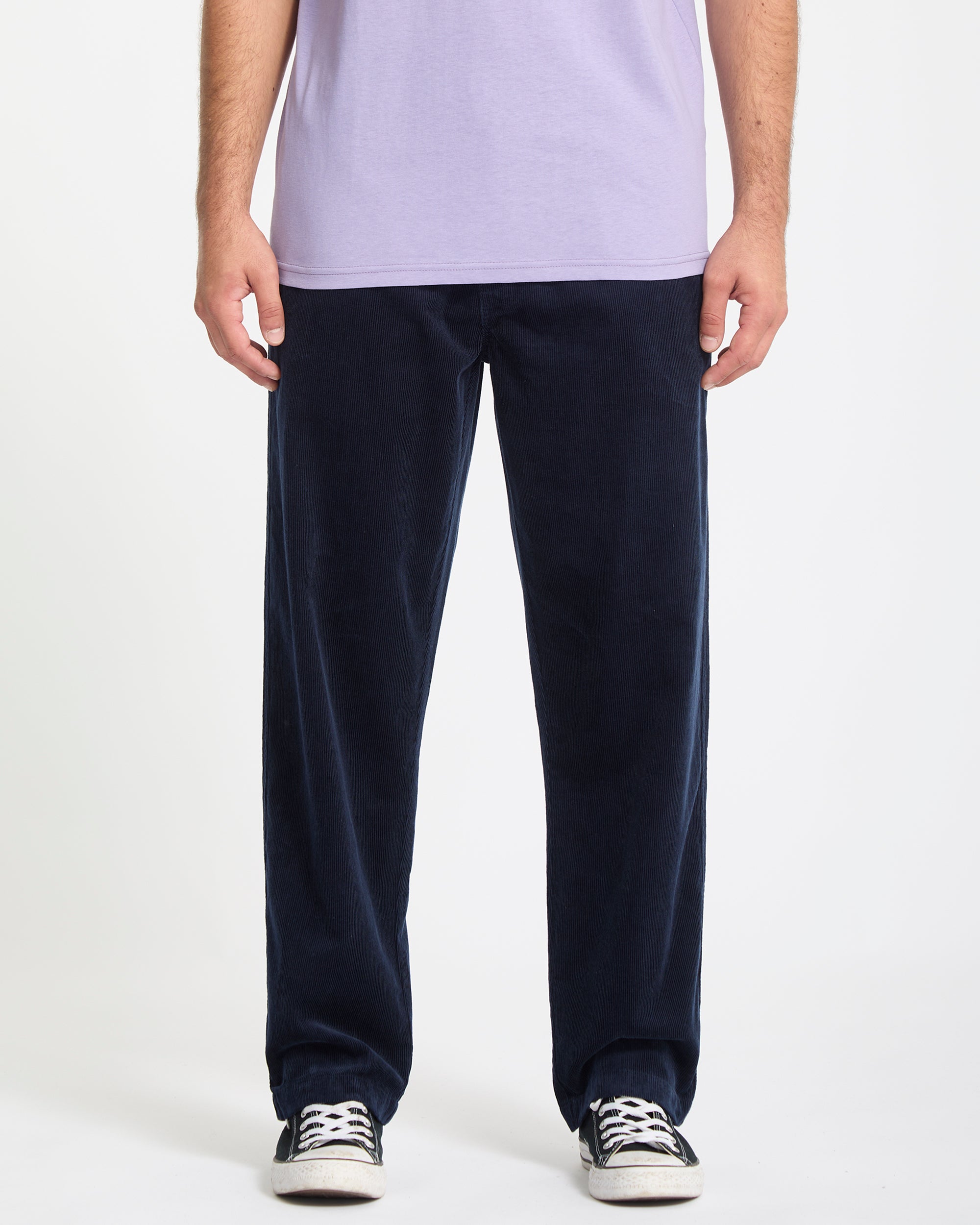Psicom/サイコムEveryday WORK PANTS Psychstone Elasticated Waist Trousers - Navy - Men - Volcom EU