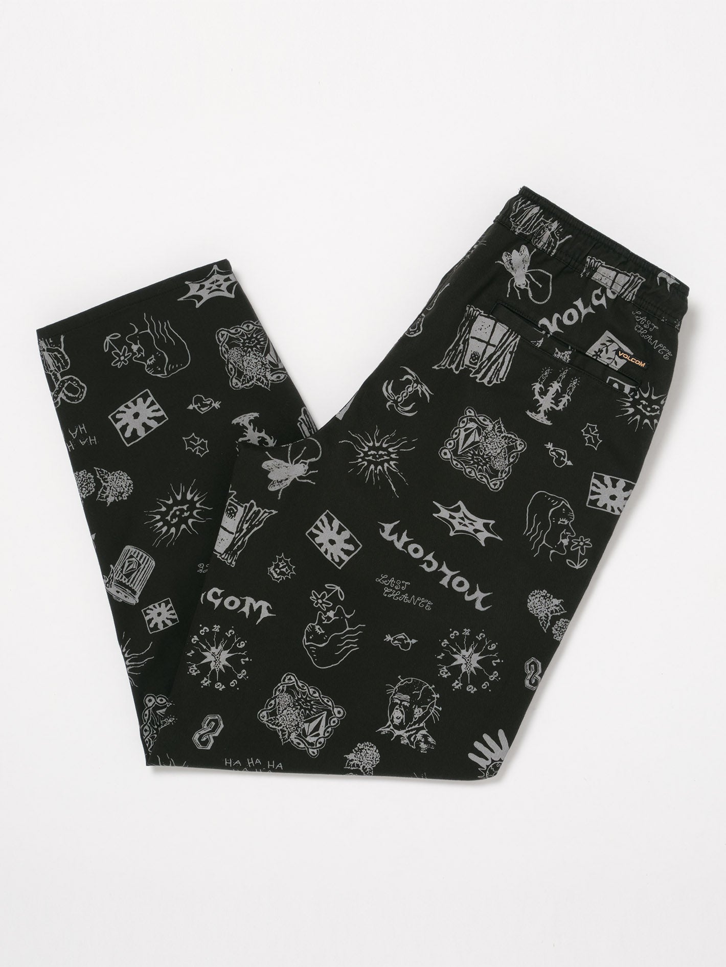 Keutchi Elastic Waist Trousers - Black - Men - Volcom Europe