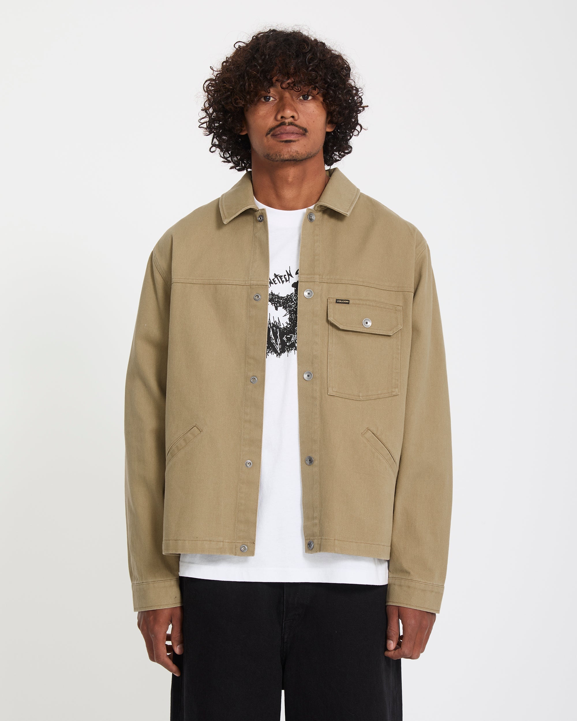 Lostcontrol Jacket - Dark Khaki - Men - Volcom EU – Volcom Europe