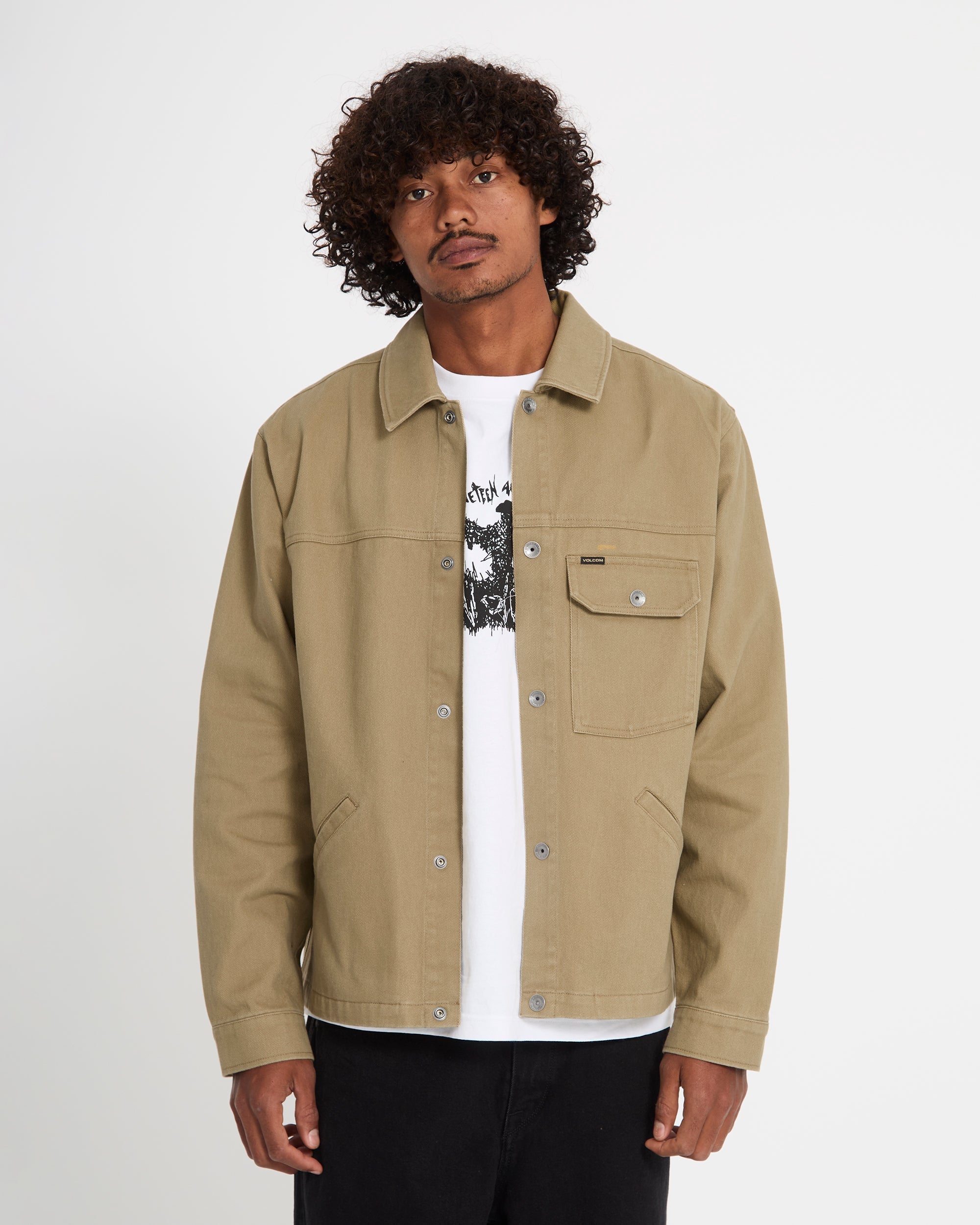 Lostcontrol Jacket - Dark Khaki - Men - Volcom EU – Volcom Europe