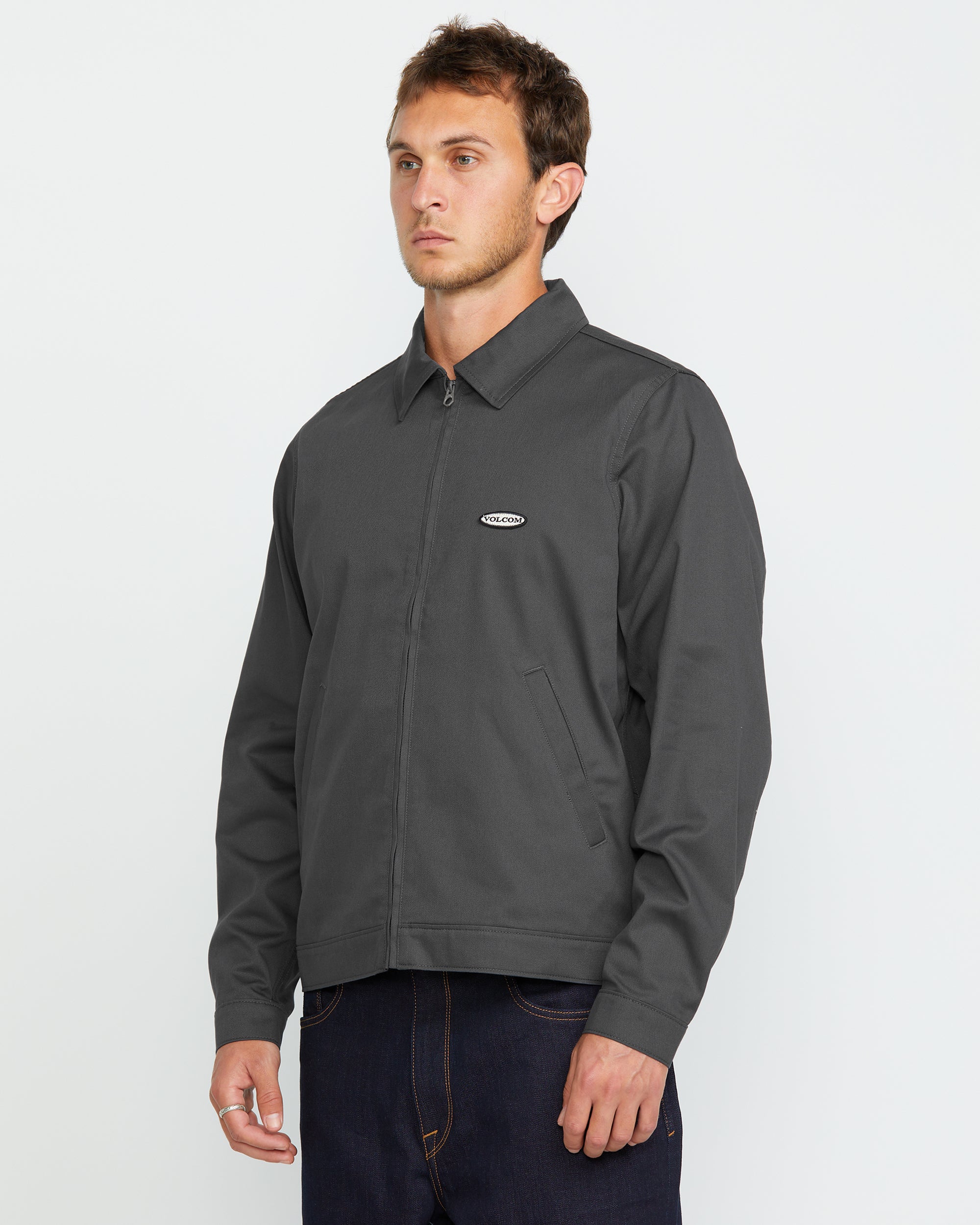 Voider Jacket - ASPHALT BLACK - Men - Volcom EU – Volcom Europe