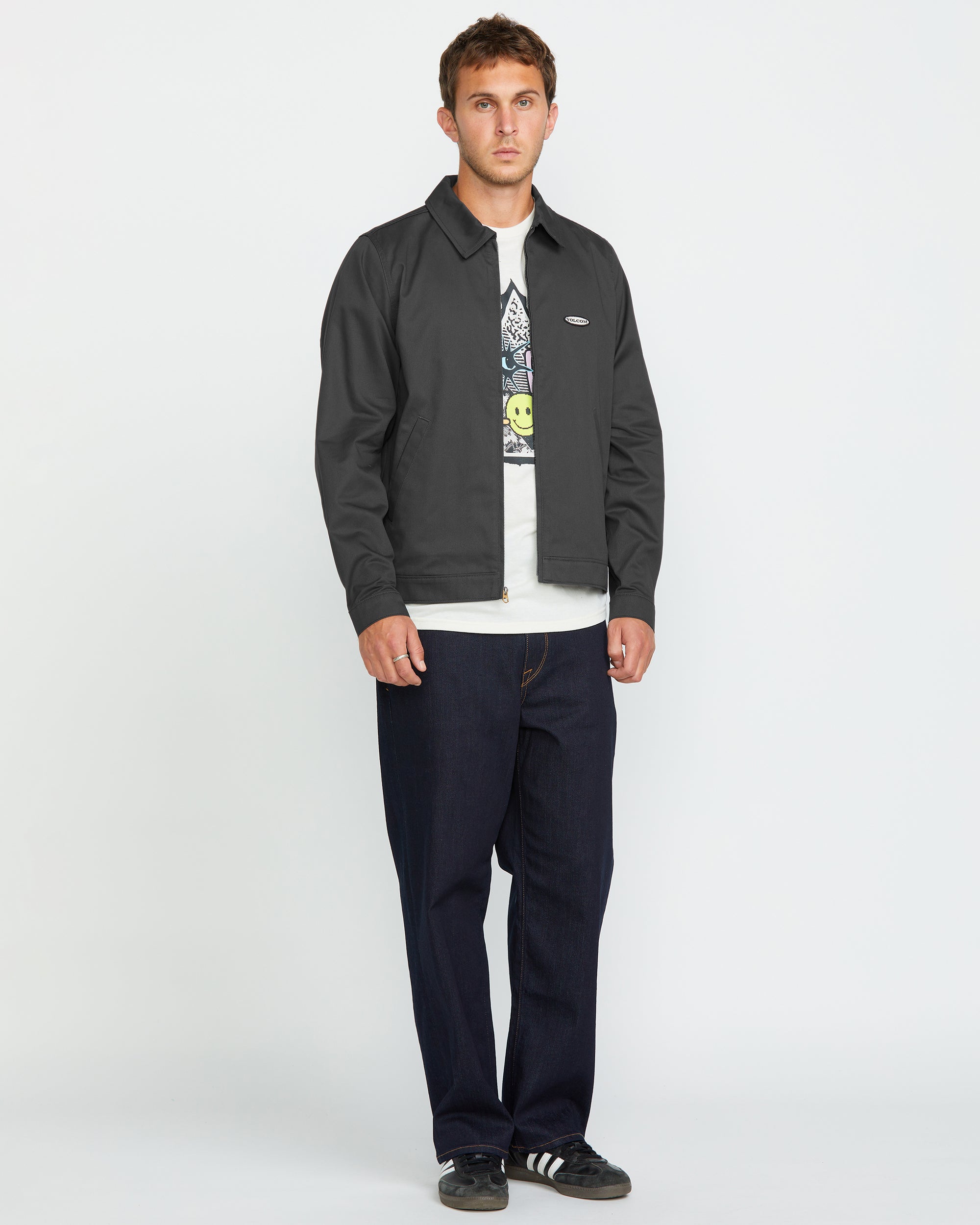Voider Jacket - ASPHALT BLACK - Men - Volcom EU – Volcom Europe