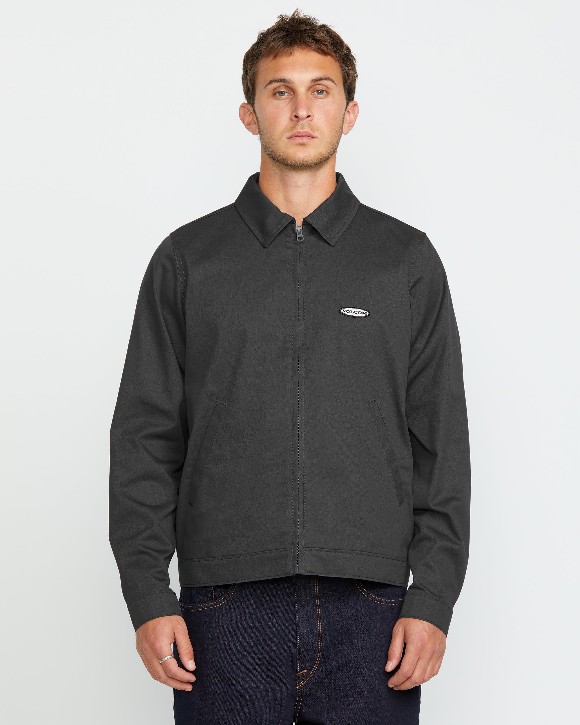 Voider Jacket - ASPHALT BLACK - Men - Volcom EU – Volcom Europe