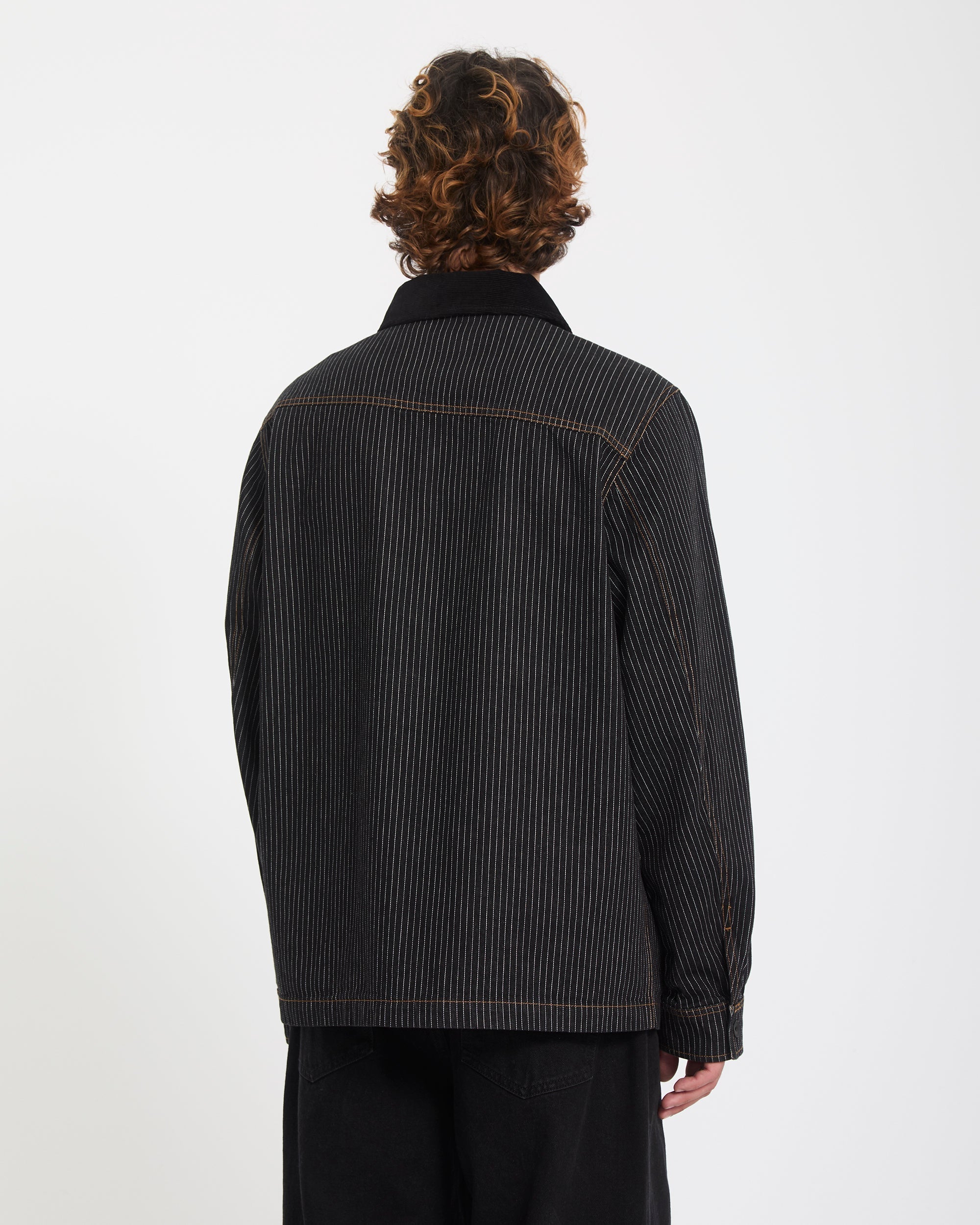 Work Dialed Jacket - Black Stripe - Men - Volcom EU – Volcom Europe