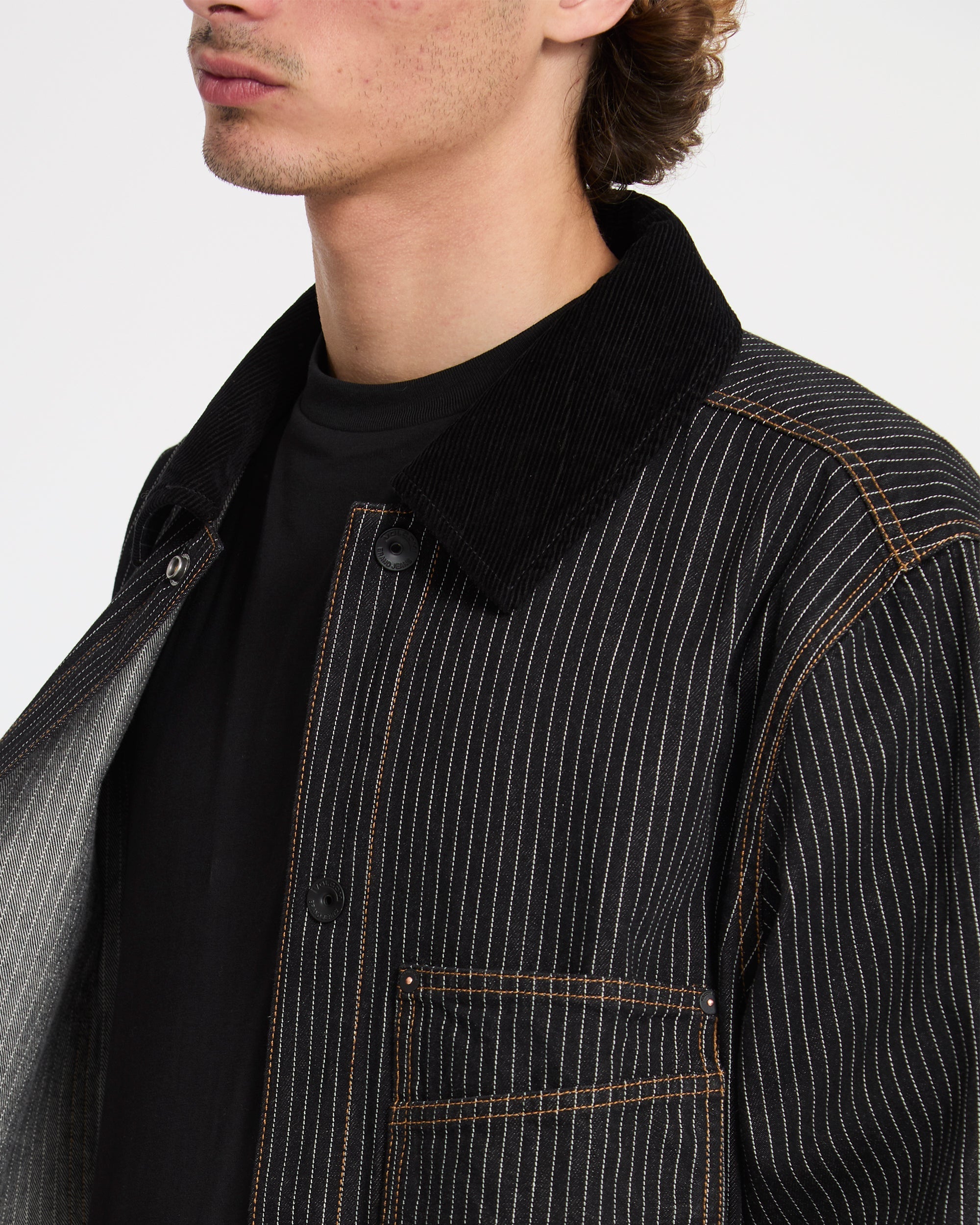 Work Dialed Jacket - Black Stripe - Men - Volcom EU – Volcom Europe