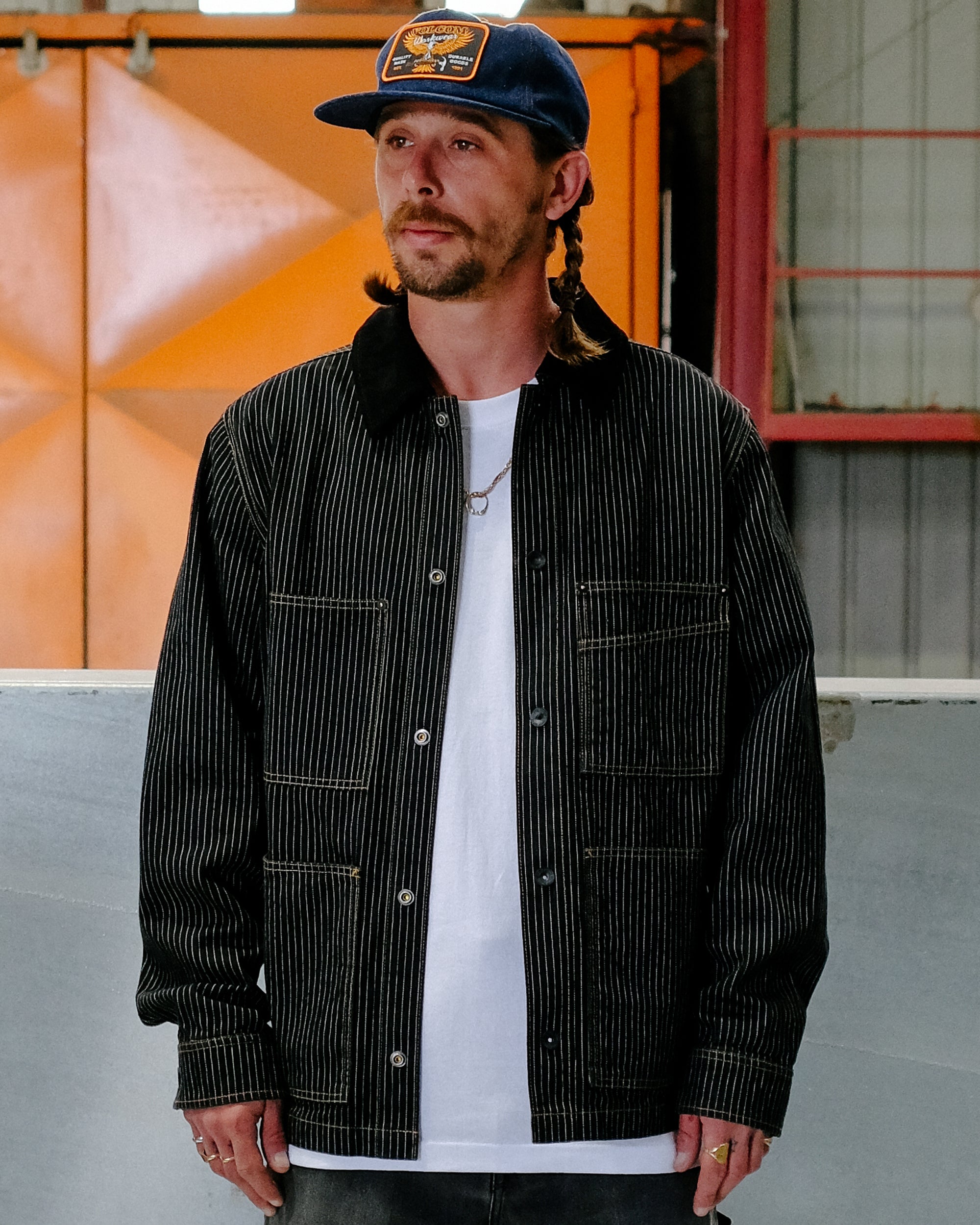 Work Dialed Jacket - Black Stripe - Men - Volcom EU – Volcom Europe